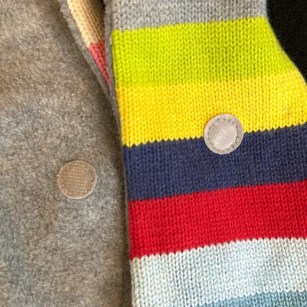 Baby GAP fleece lined striped scarf- like new! - Picture 6 of 6